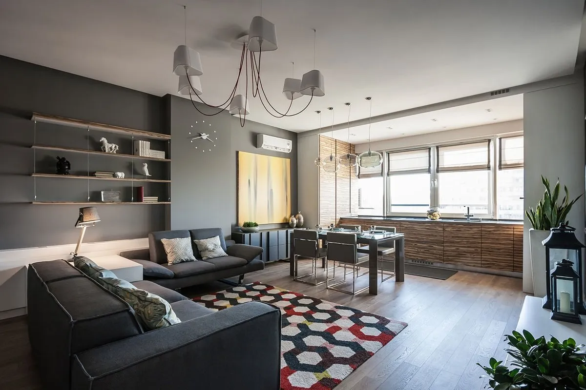 Планировка трехкомнатной квартиры 65 кв. м: проекты и дизайн - D-Hause